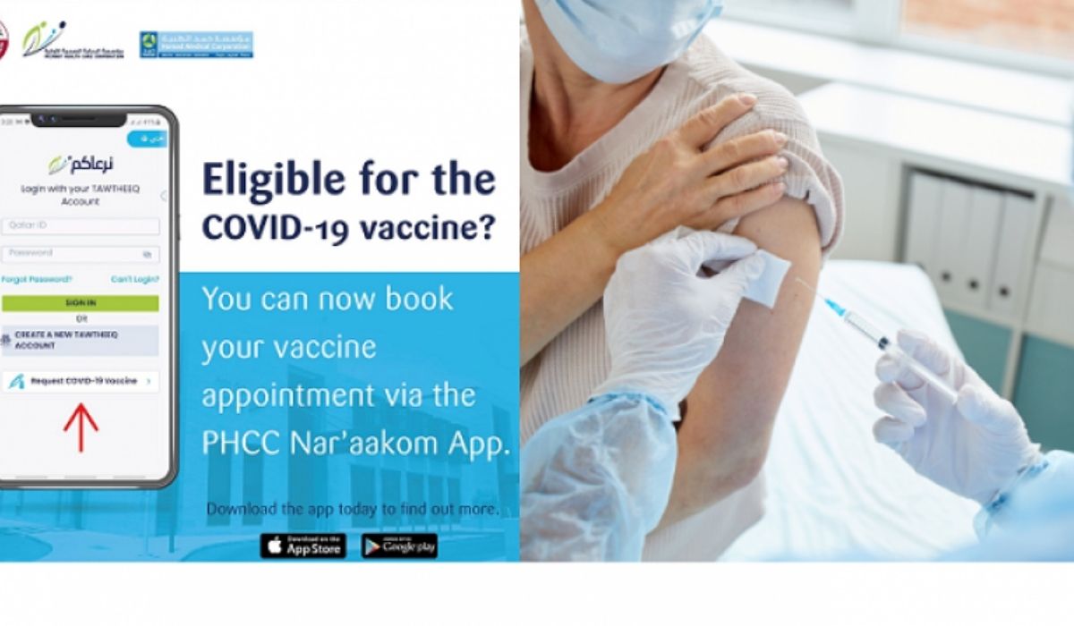 New Service Allows You to Book a COVID-19 Vaccine Appointment and Get PHHC Support in Qatar
